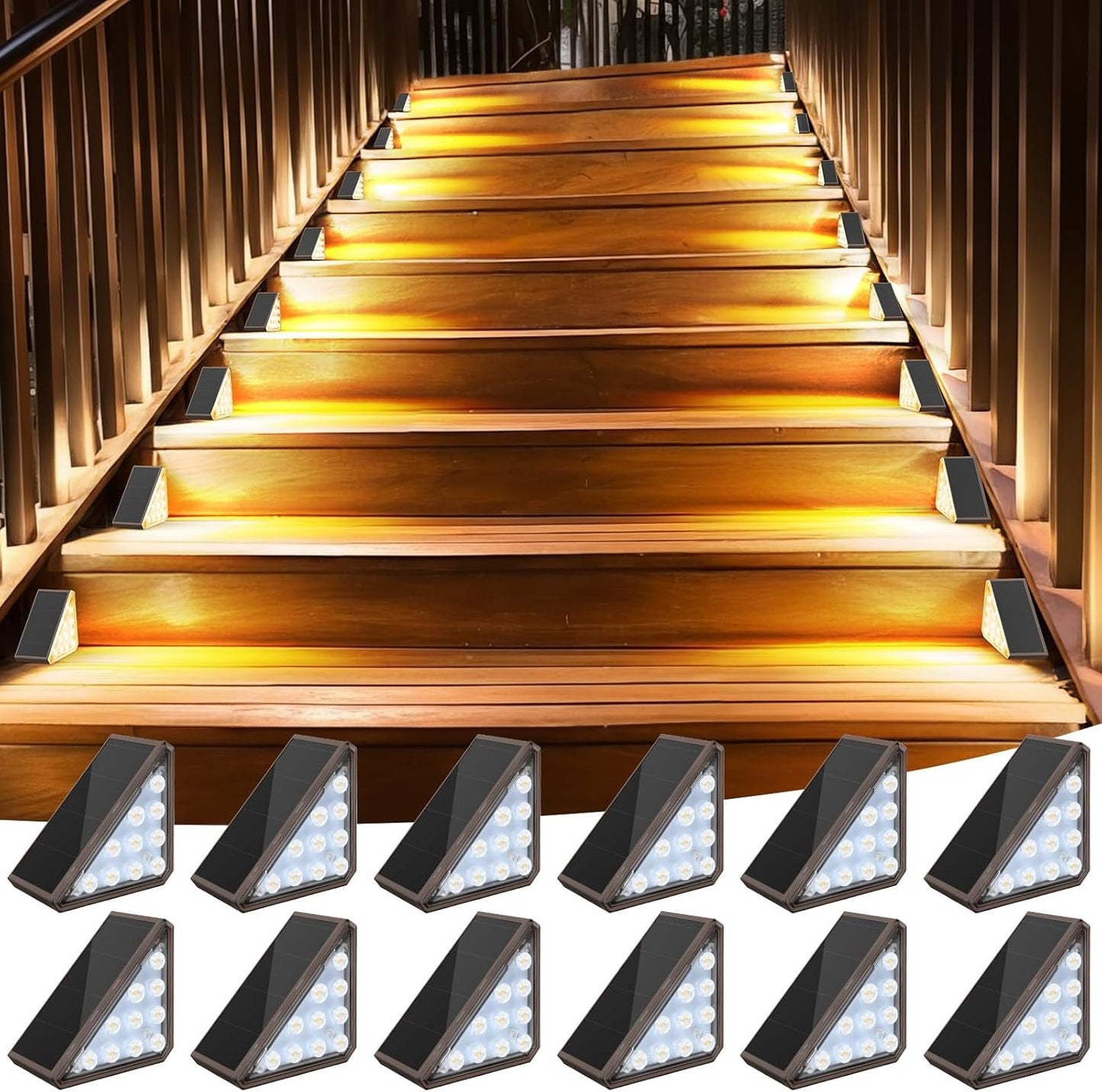 SolarStep™ – Lampes Solaires d'Escalier Intelligentes